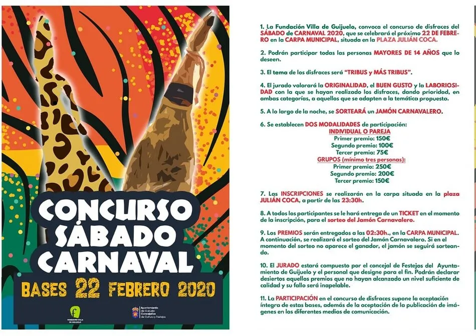 Programación completa de Carnaval Guijuelo 2020 ‘Tribus y más tribus’