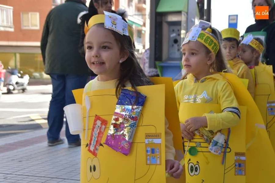Los disfraces habían sido elaborados por los propios alumnos. Foto de Paula Zorita