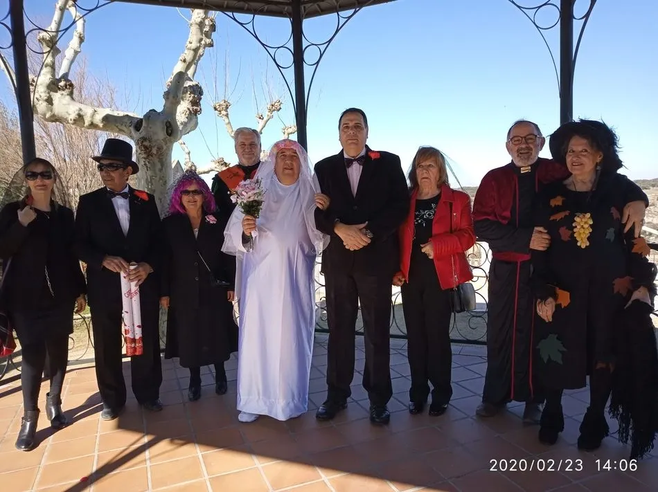 Boda carnavalesca en Ledesma