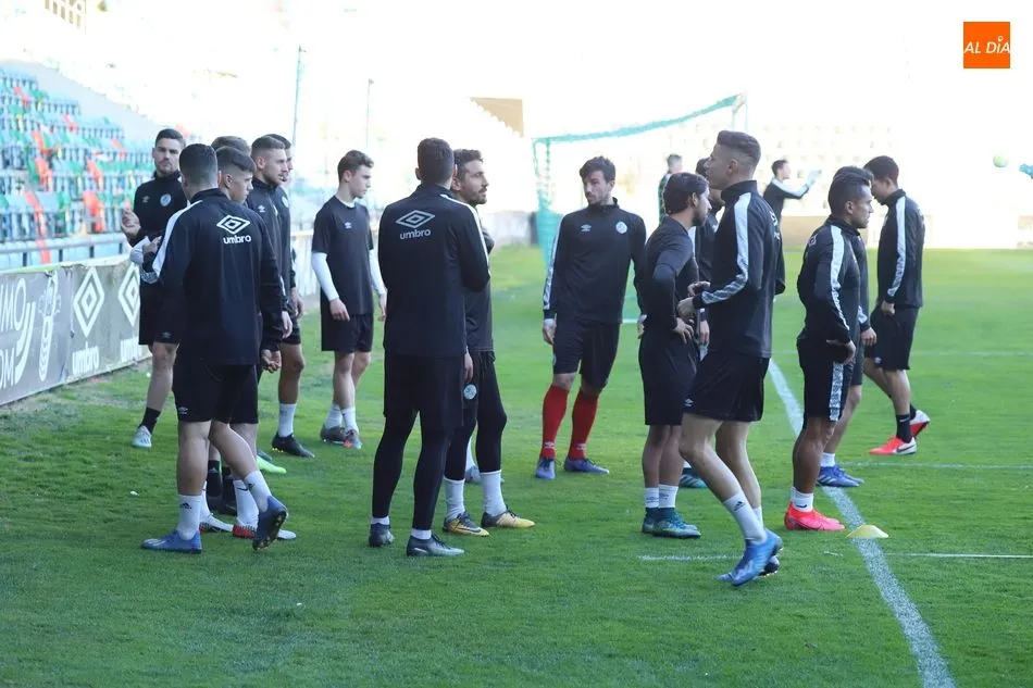 Los jugadores del Salamanca UDS, sobre el Helmántico