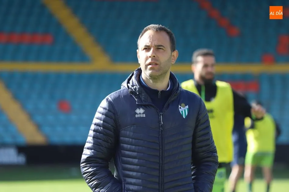 Ángel Sánchez, antes del partido