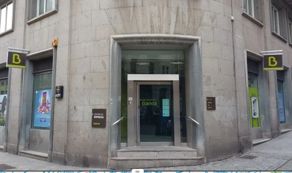 Oficina de Bankia en la calle Toro