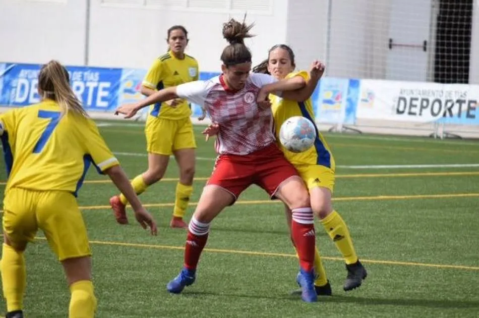 Carmen, en un partido