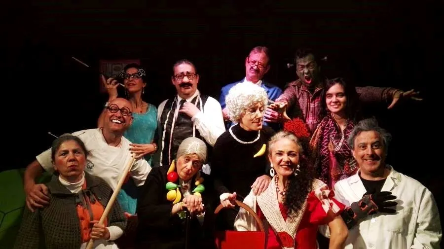 Integrantes de Tejuelo Teatro