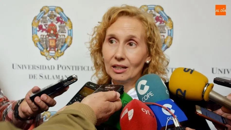 Mirian Cortés, rectora de la UPSA. Foto de Lydia González