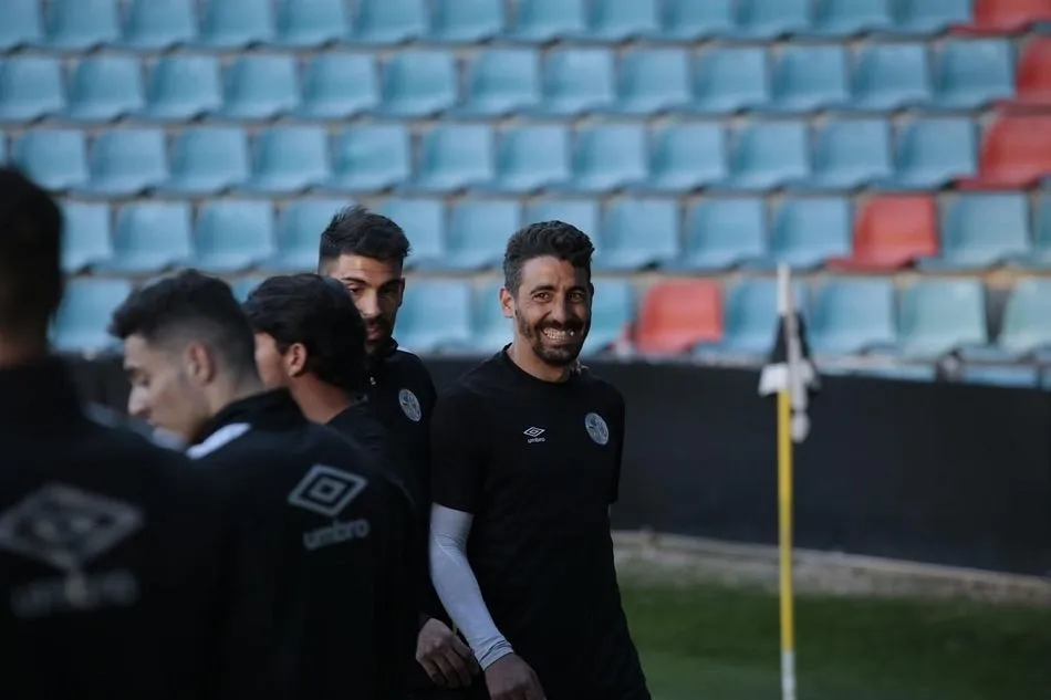 Último entrenamiento del Salamanca UDS antes del parón