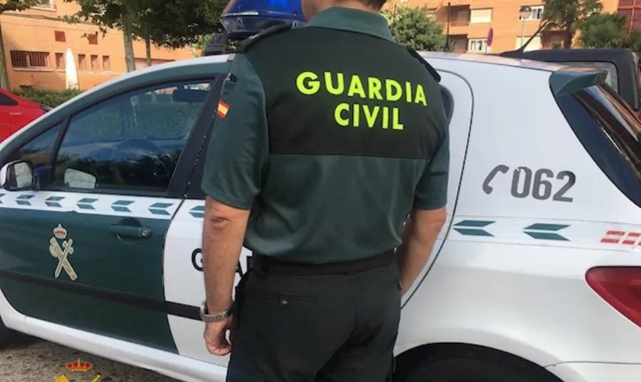Foto de archivo de otra actuación de la Guardia Civil