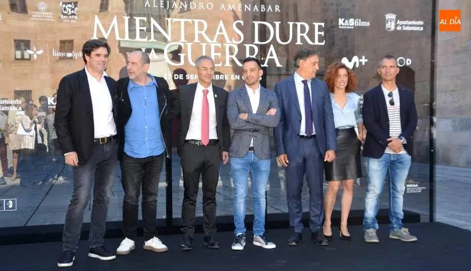Estreno de Mientras dure la guerra de Alejandro Amenábar en Salamanca
