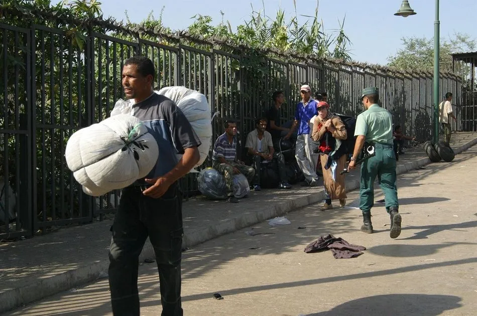 Matuteros en la frontera de Melilla con Marruecos - EUROPA PRESS - Archivo