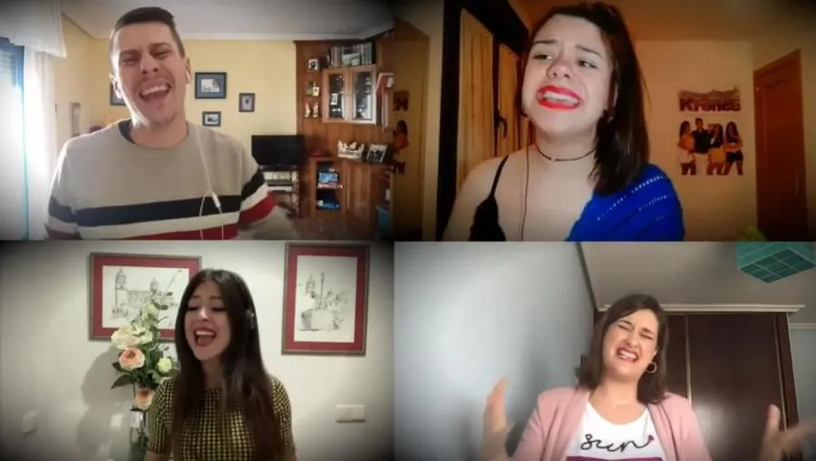 Teresa Blanco, Alicia Castañeda, Laura Cerdeña y Pablo Muñoz