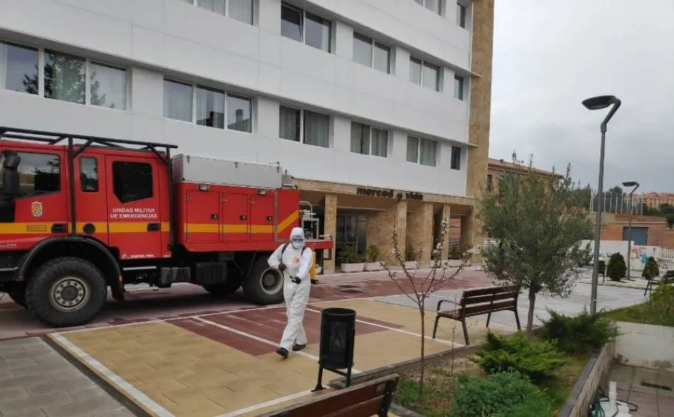 Imagen de una residencia de personas mayores, el colectivo más golpeado por el Covid19