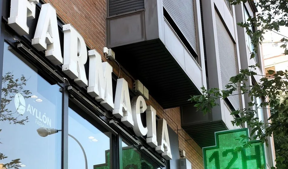 Imagen de archivo de una farmacia