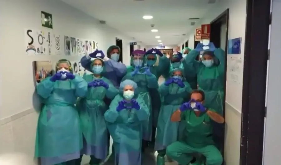 Algunos de los integrantes del Servicio de Urgencias del Complejo Asistencial de Salamanca