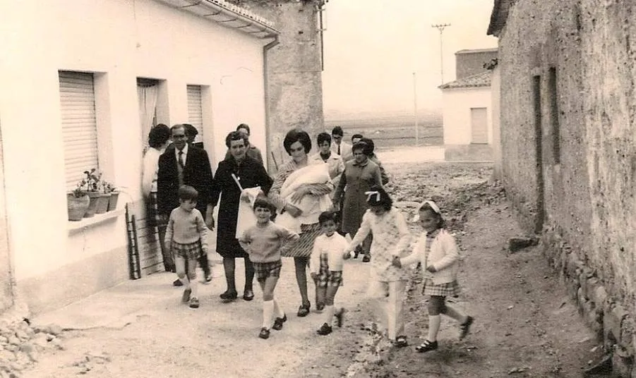 Un bautizo de los de antes, en Machacón