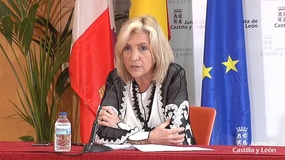 Verónica Casado, consejera de Sanidad de la Junta de Castilla y León