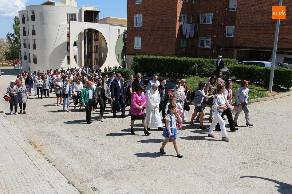 Imagen de la procesión en honor a San José obrero el pasado año