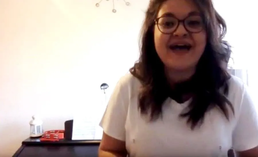 Leila Marina Sánchez, profesora de canto clásico y moderno en la Escuela Municipal de Música y Danza