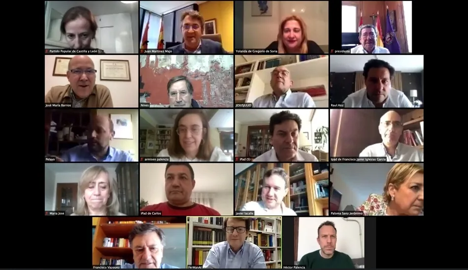 Videoconferencia de los presidentes provinciales del PP