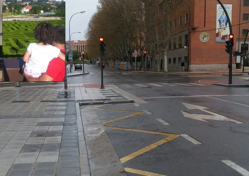 En el recuadro, Andrés, testimonio de la cuarentena preventiva por contacto directo; junto a una imagen de Salamanca vacía, en estado de alarma