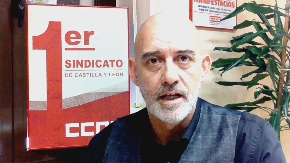 Emilio Pérez Prieto, secretario general de CCOO en Salamanca