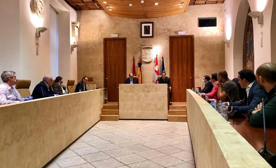 Reunión mantenida en el Ayuntamiento de Salamanca con el sector hostelero