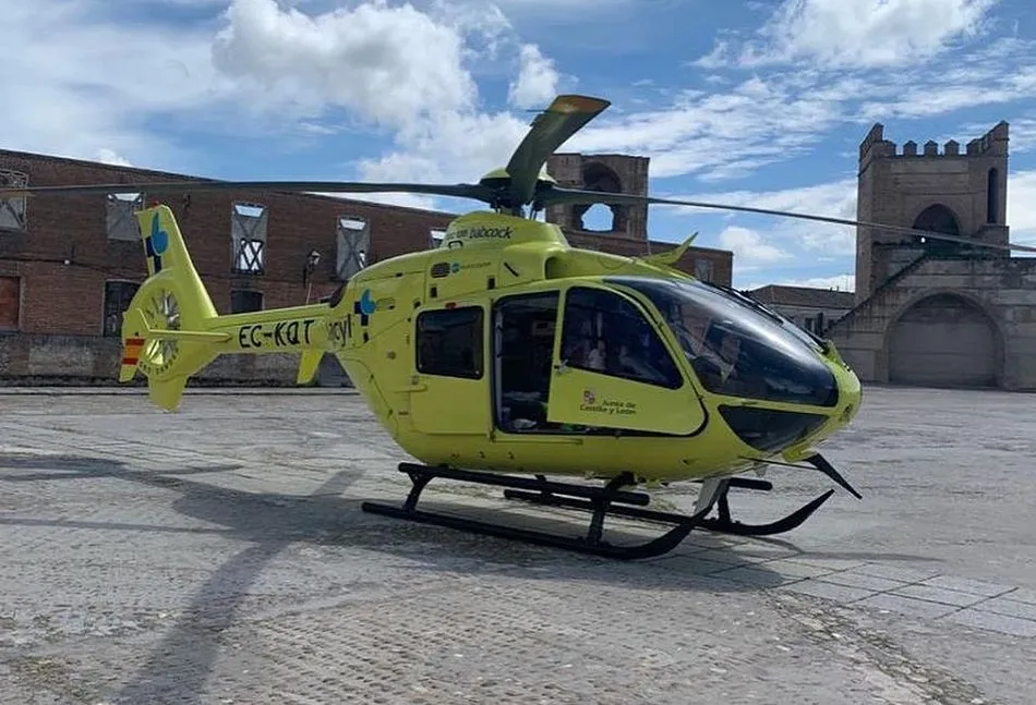 Helicóptero medicalizado con base en Salamanca