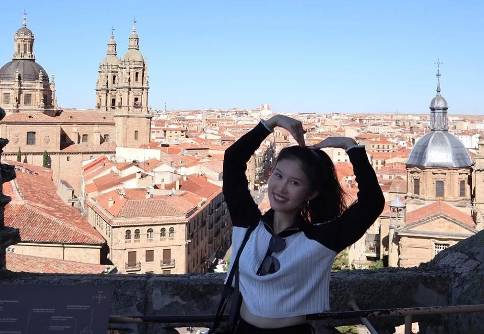 La estudiante china Ren Ni, cursa español en la Universidad de Salamanca