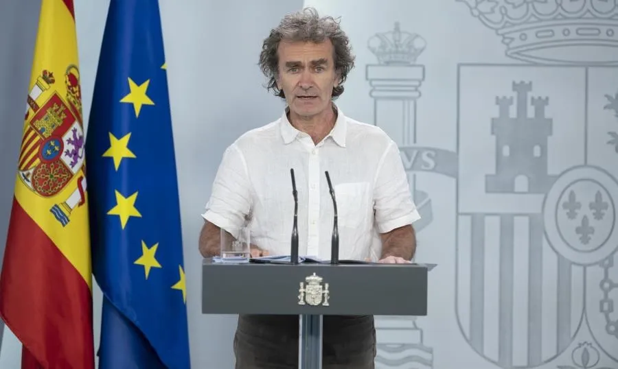 El director del Centro de Alertas y Emergencias Sanitarias, Fernando Simón. Foto Moncloa