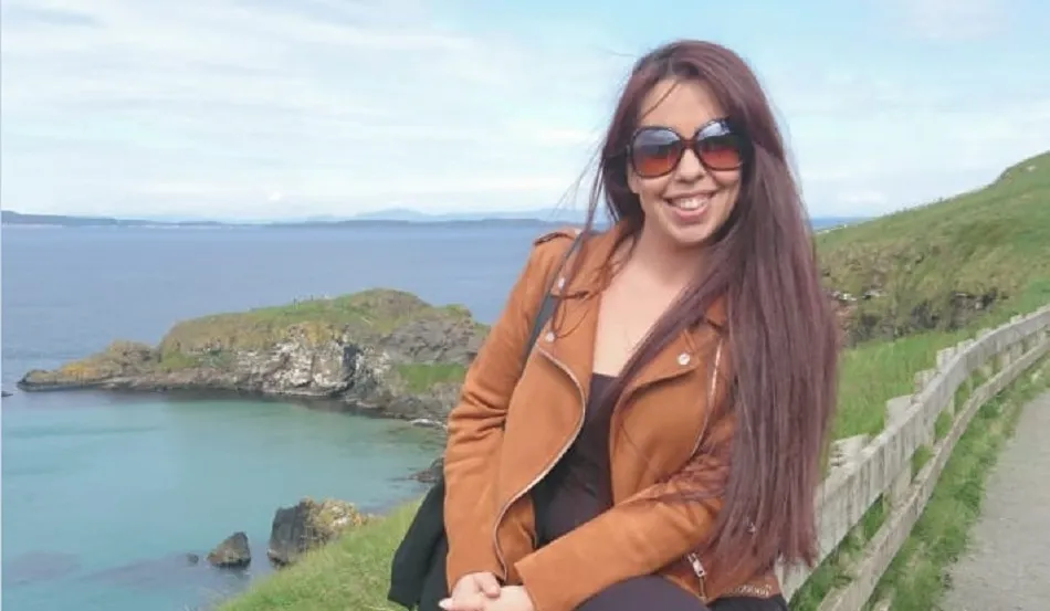 La salmantina Sarah García, en uno de los preciosos parajes de Irlanda