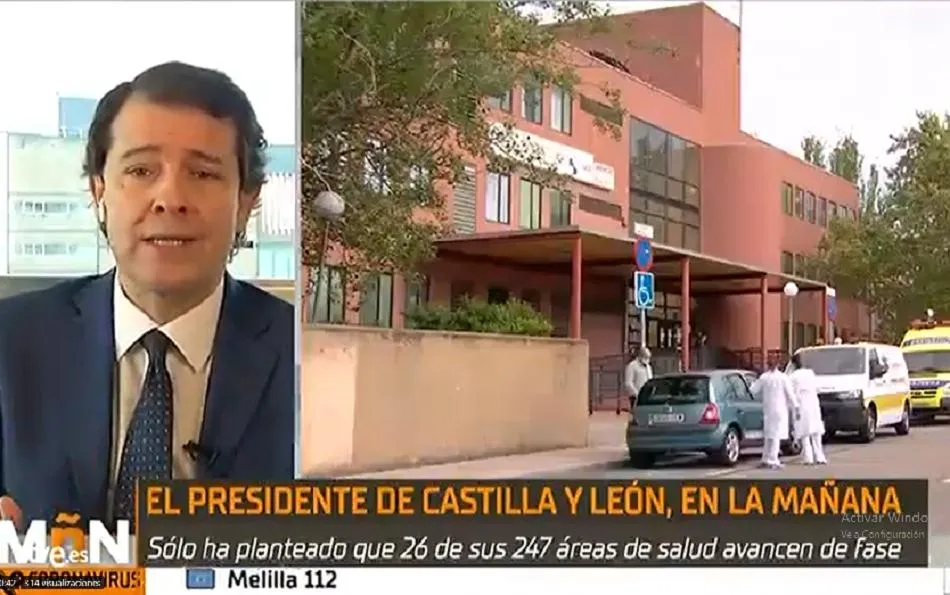 Fernández Mañueco en una entrevista concedida al programa La Mañana de TVE