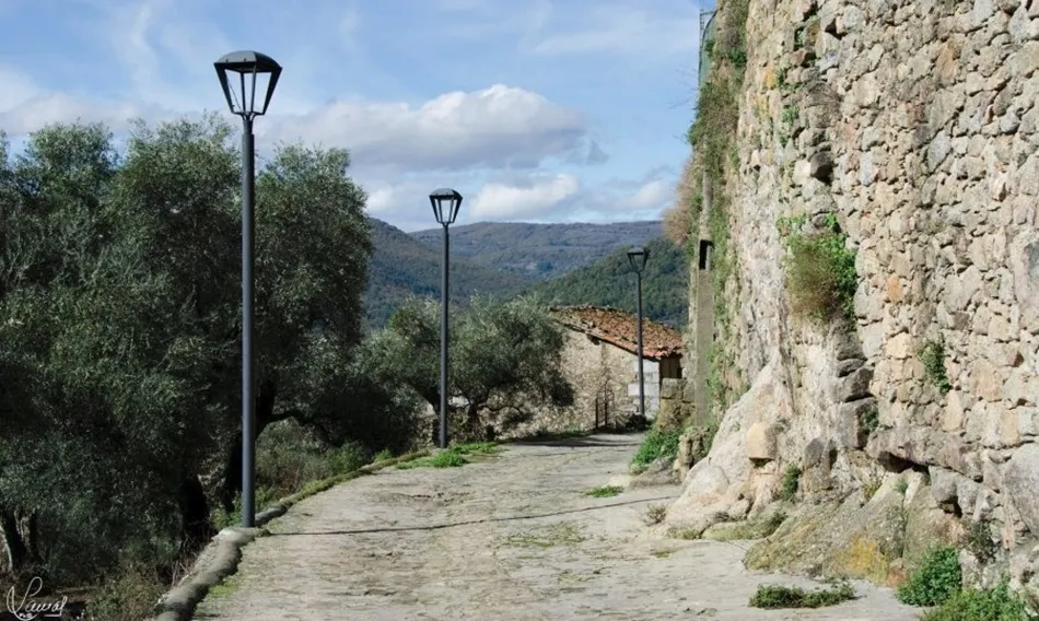 Estampa de una de las calles de Miranda del Castañar. Foto: Manuel Lamas