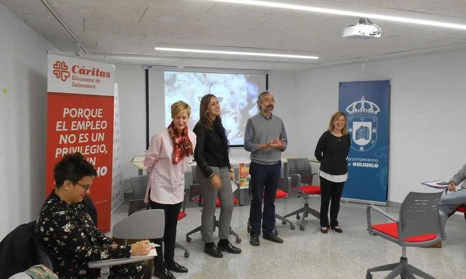 Taller de empleo de Cáritas celebrado en Guijuelo