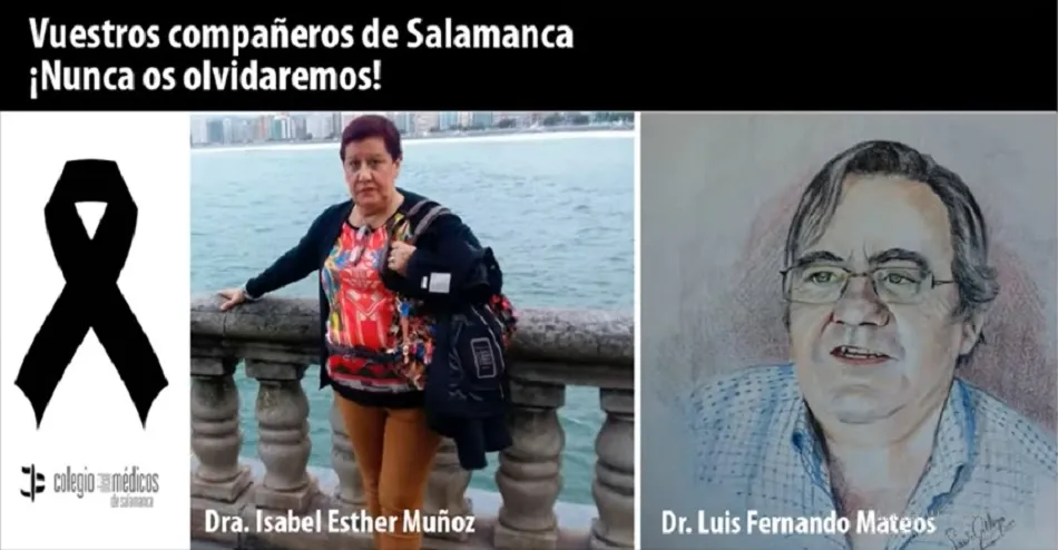 Un recuerdo muy especial a los dos compañeros fallecidos, Isabel Esther Muñoz Martín y Luis Fernando Mateos Arroyo