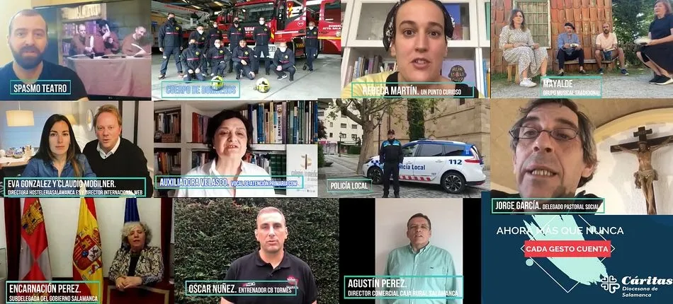 Finaliza el ciclo de vídeos de apoyo a la campaña de Cáritas Salamanca