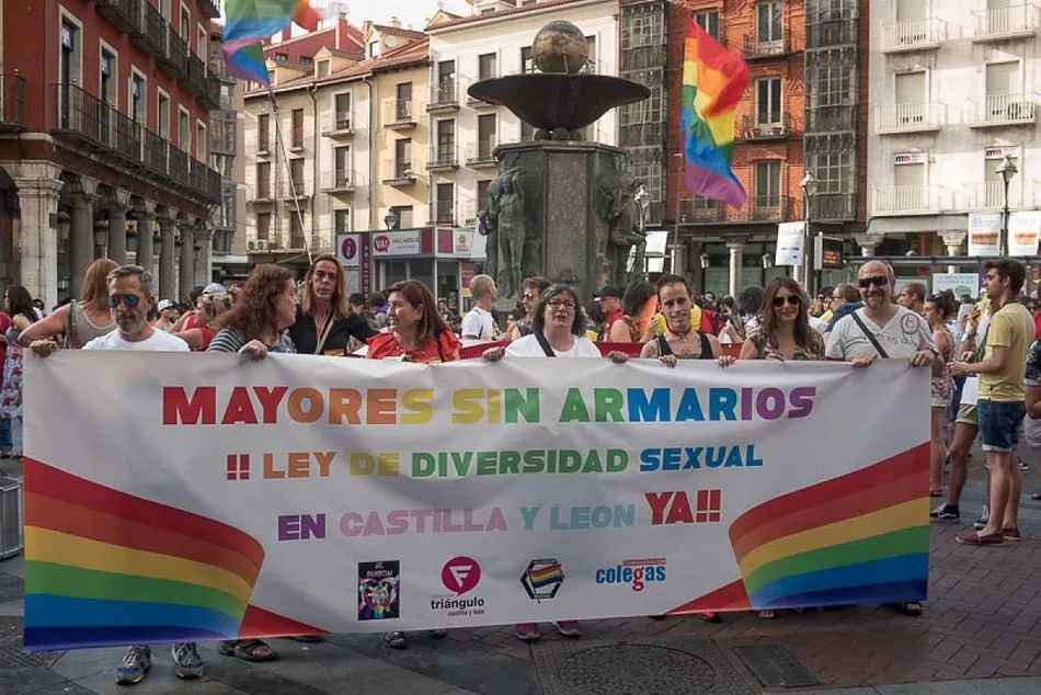 Manifestación de CCOO en Valladolid el pasado año a favor de los derechos LGTBi - CCOO CYL