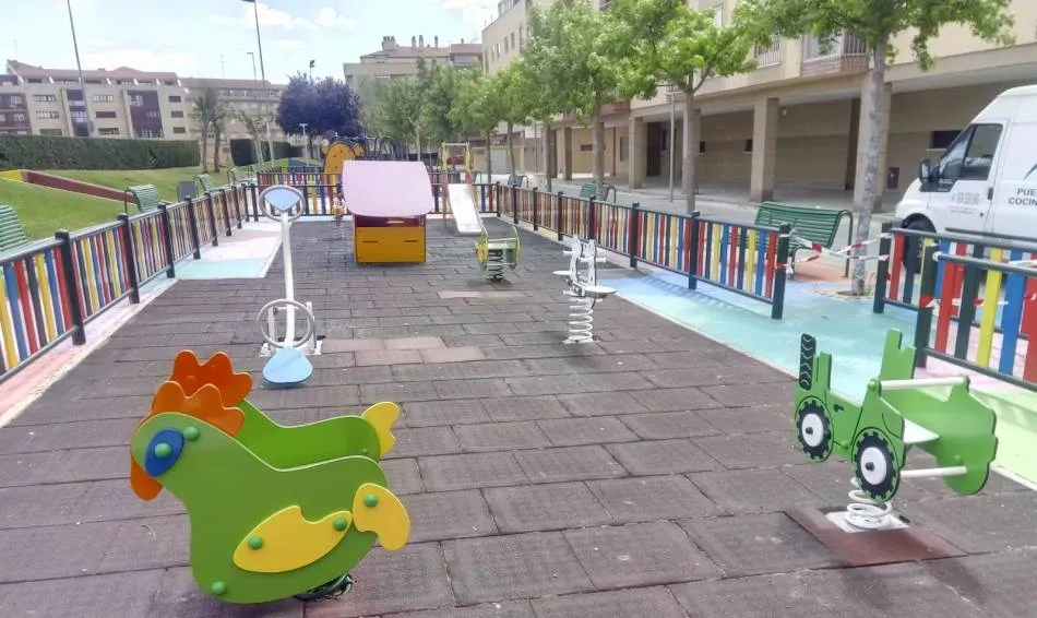 Nuevo aspecto del parque de la Fontanica