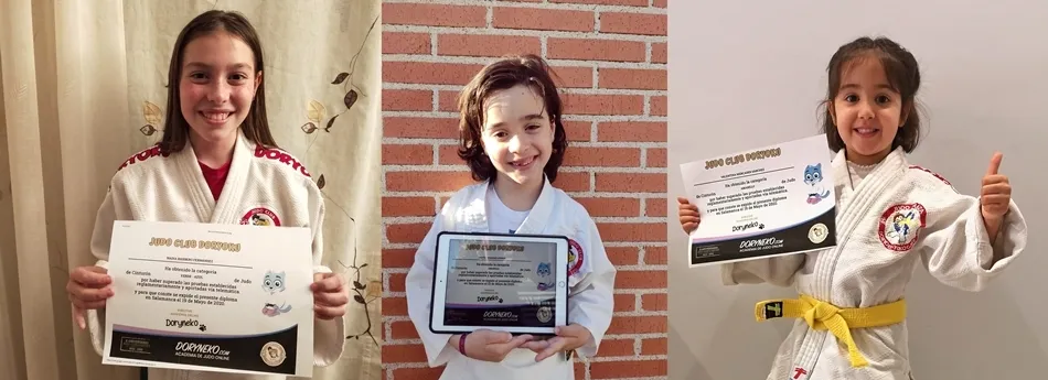 Judokas del Club de Judo Doryoku