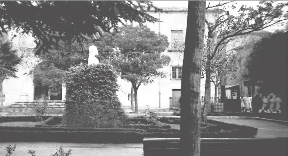 Cuando el busto de Maldonado estaba en Los Bandos