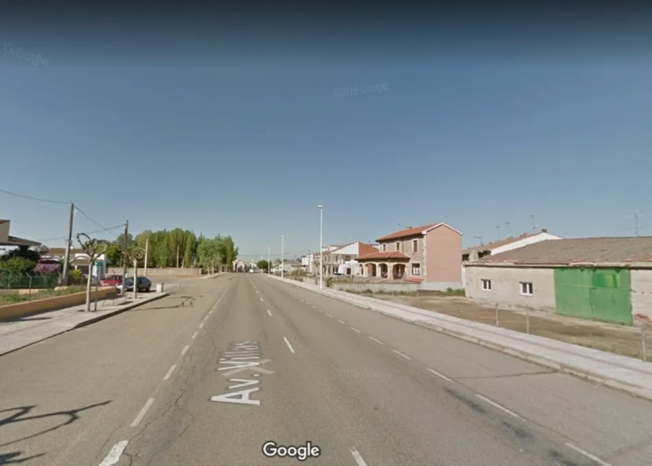 Imagen de Google de la avenida de Las Villas de Villoria.