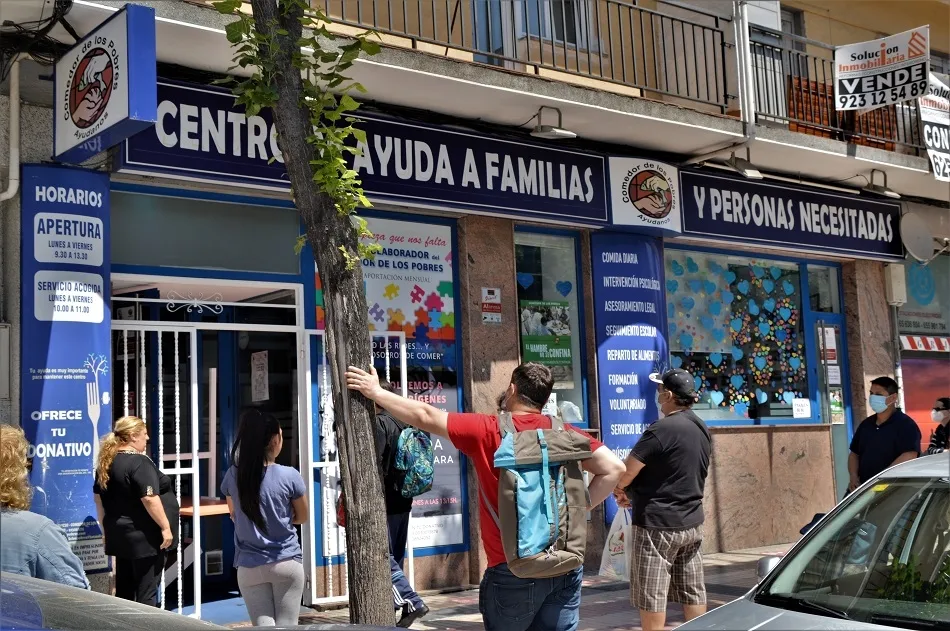 Las instalaciones del Comedor de los Pobres de Salamanca, ubicado en el Paseo de la Estación