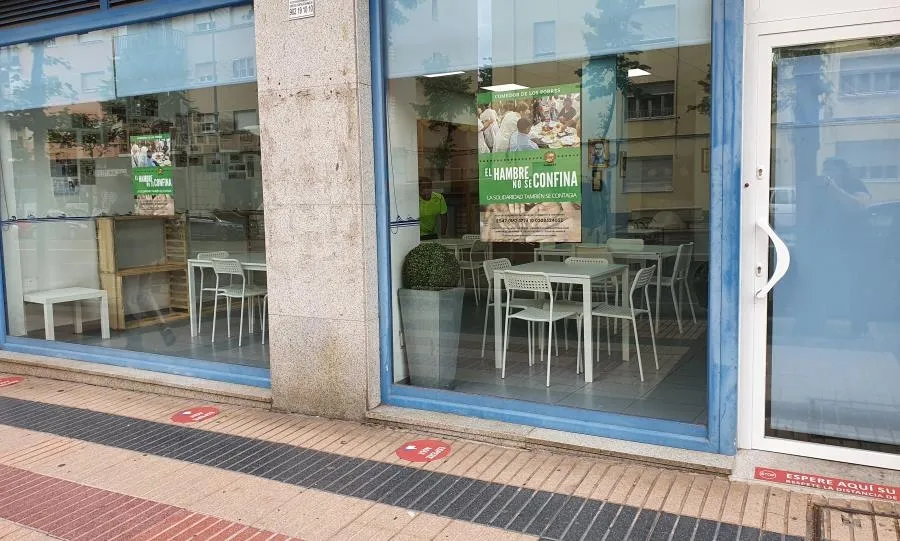 Segunda sede del Comedor de los Pobres en el paseo de la Estación 61