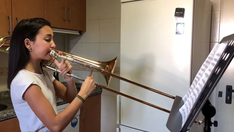 Jimena Martín Pérez en su participación en el concurso