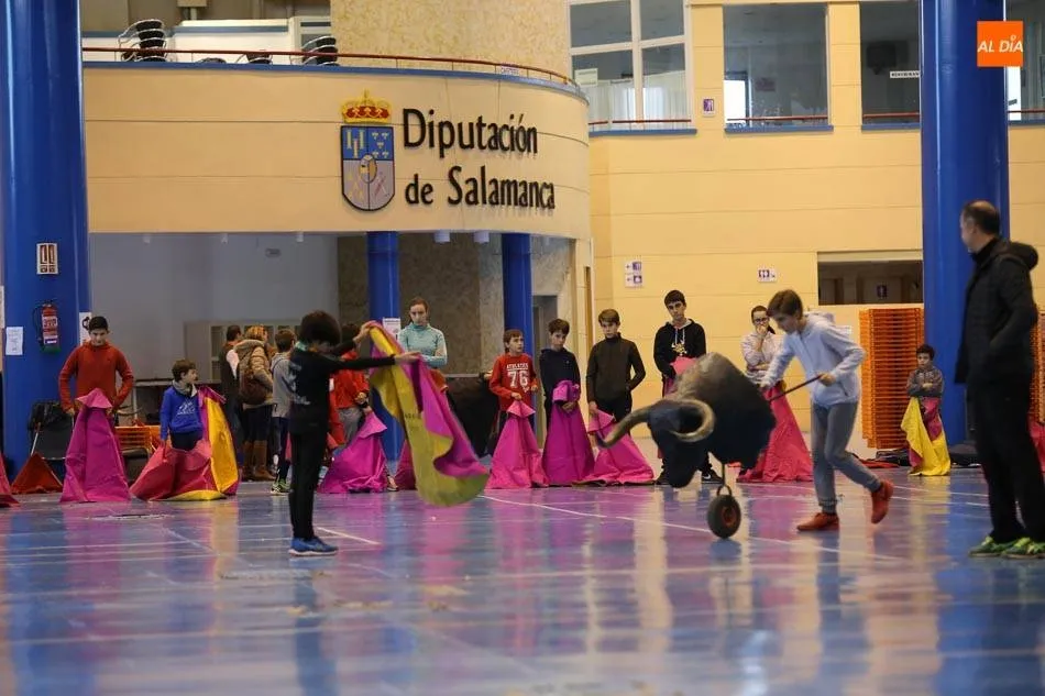 Alumnos de la Escuela de Tauromaquia de la Diputación de Salamanca en un curso anterior - Archivo