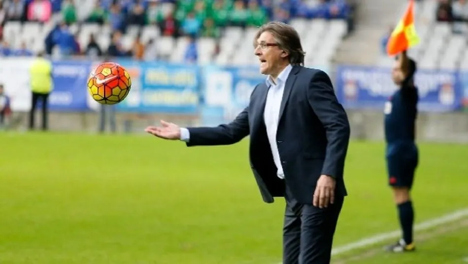Sergio Egea en un partido con el Real Oviedo, al que ha estado vinculado durante cuatro campañas. Foto Real Oviedo