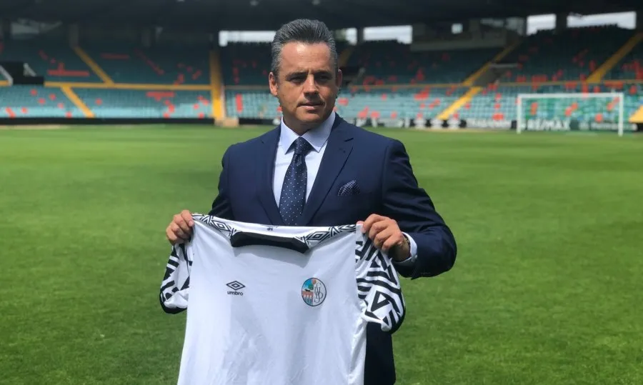 Ulises Zorita, el presidente institucional del Salamanca UDS, en una foto de archivo con motivo de su llegada a Salamanca