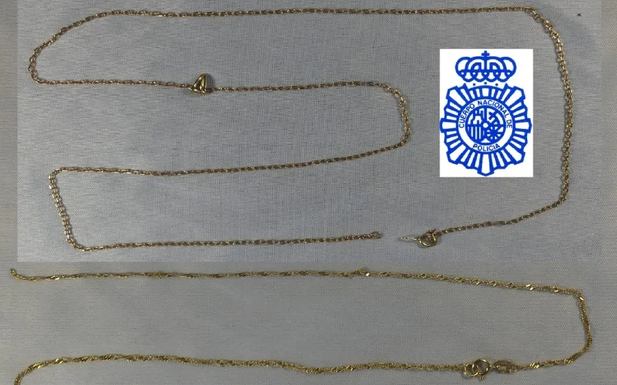 Collares recuperados por la Policía Nacional