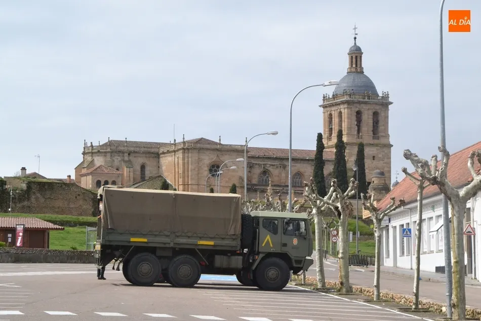 Los militares, tanto de la UME como del REI 11, se desplegaron también en Salamanca