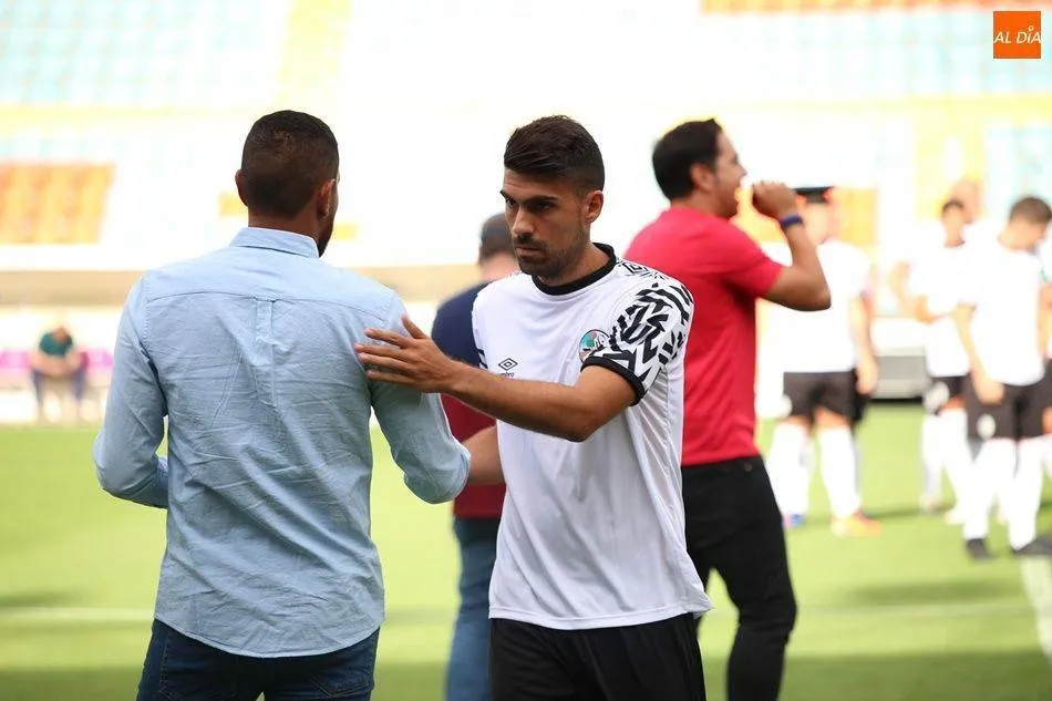 Borja López, uno de los mejores jugadores del Salamanca UDS en la pasada campaña y titular indiscutible