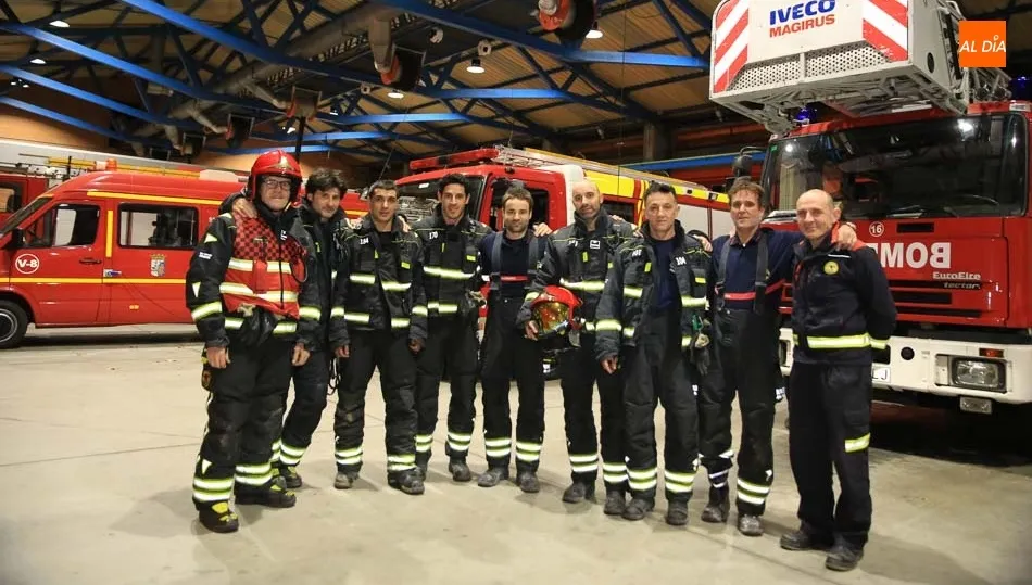 Integrantes del Cuerpo de Bomberos, uno de los servicios más valorados por los salmantinos