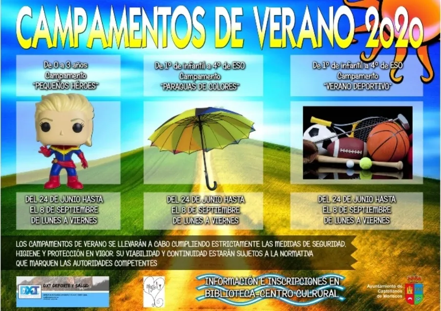 Esta semana empiezan los campamentos de verano de Castellanos de Moriscos